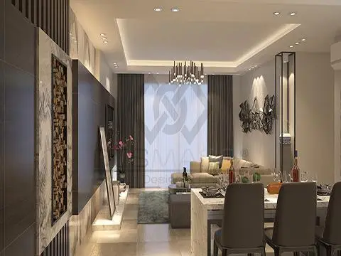 تصميم وتشطيب الريسبشن
